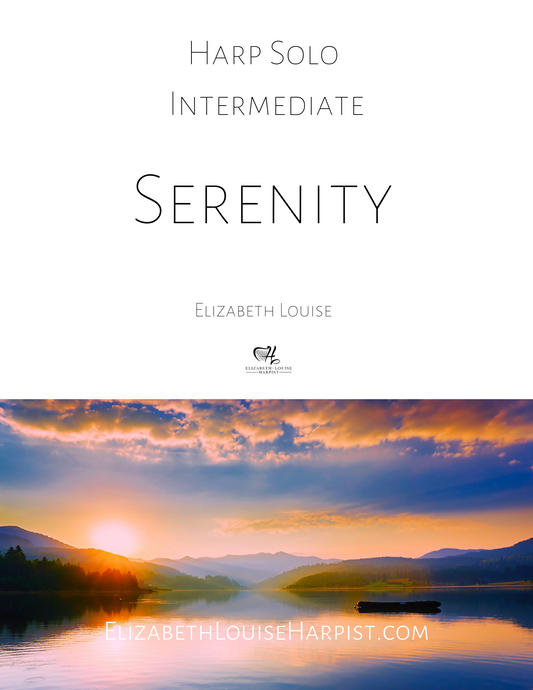 Serenity by Elizabeth Louise for Intermediate Harp
