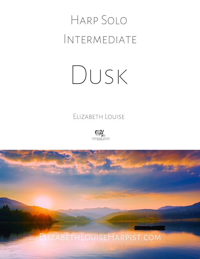 Dusk by Elizabeth Louise for Intermediate Harp