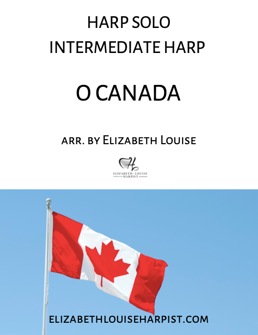 O Canada for Intermediate Lever Harp