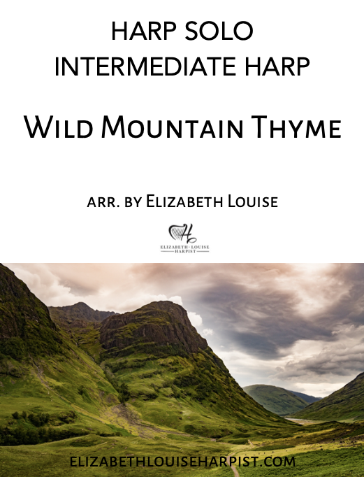 Wild Mountain Thyme for Harp Solo